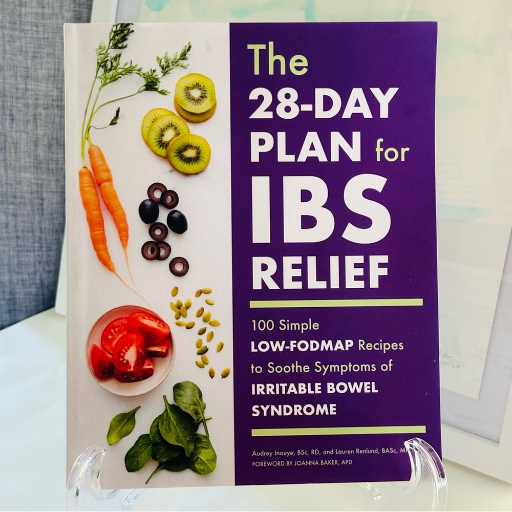 The 28-Day Plan for IBS Relief Paperback Cookbook Recipe Book